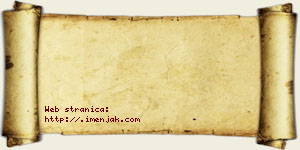 Ivanka Miljojković vizit kartica